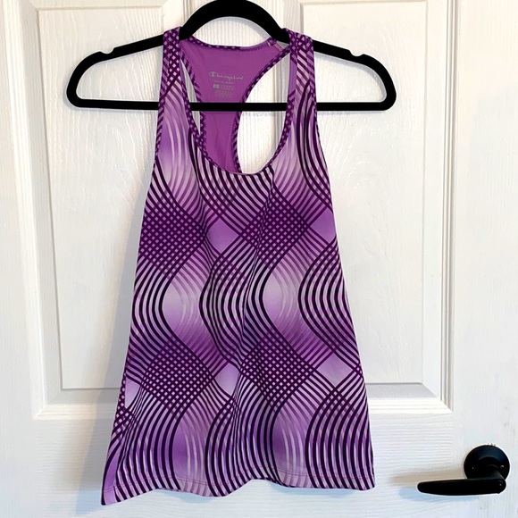Champion exercise top in size large, purple and in EUC never worn. No defects - Picture 1 of 7